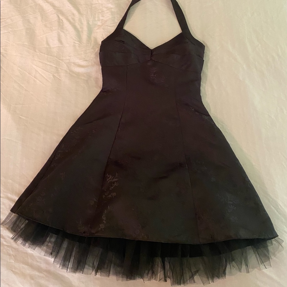 Black vintage party dress.